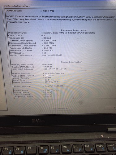 Dell latitude e7250 - 3, x